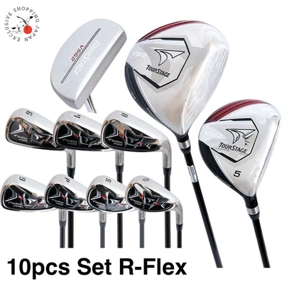 Bridgestone Tour Stage V562 Club Set Iron Wedge 10pcs 1W/5W/6-P,PS,SW/PT R-Flex - Image 1 of 4