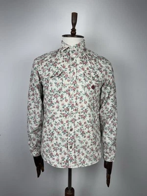 Men’s Diesel Flower Corduroy Long Sleeve Shirt size M - Image 1 of 4