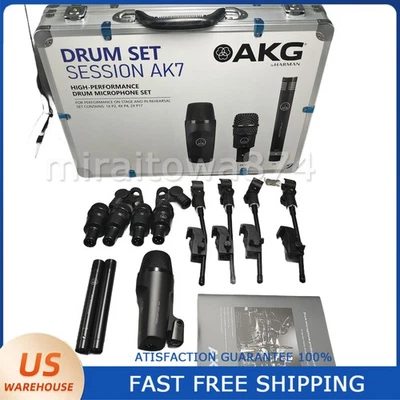 AKG Drum Set Session I-7 Piece High-Performance Drum Microphone Set P2 P17 P4 - Image 1 of 4