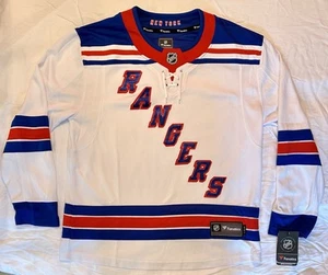 New York Rangers weißes Auswärtstrikot - Fanatics Breakaway NHL - Herren Medium - neu mit Etikett - Bild 1 von 6