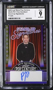 2023 Metal Pop Century #SUS-PD1 Pete Davidson AUTO /20 CGC 9 - Bild 1 von 2
