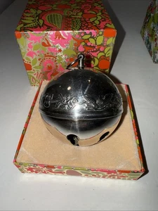 Vintage Wallace Silber Teller 1976 Schlitten Glocke. Bicentennial Edition. - Bild 1 von 12