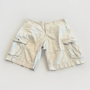 Denim & Supply Ralph Lauren Mens White Cargo Shorts Size 34 - Picture 1 of 8