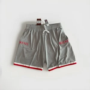 Pantalones cortos oscuros Mitchell & Ness Ohio State Buckeyes NCAA 1991 para hombre - Imagen 1 de 5