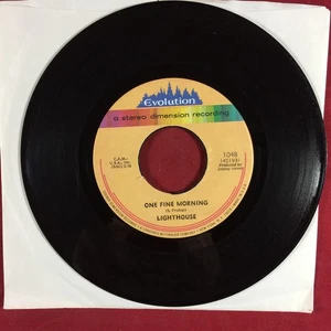 Skip Prokop LIGHTHOUSE : One Fine Morning / Little Kind Words 7" 45 EVOLUTION M- - Picture 1 of 4