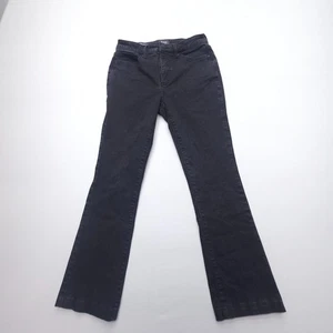 NYDJ Slim Bootcut Jeans Womens 4P Black Lift Tuck Stretch Hemmed 26" Inseam - Picture 1 of 9