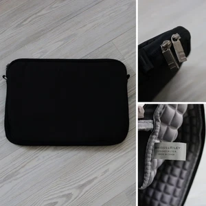 Briggs & Riley Laptop Sleeve 17 inch Black Padded Protective Case YKK Zipper - Picture 1 of 6
