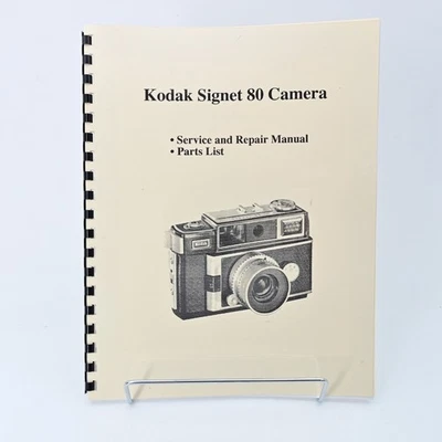 Kodak Signet 80 Service Manual & Repair Manual + Parts List Reprint 1959 - Image 1 of 4