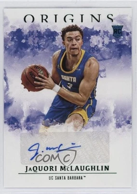 2021 Panini Chronicles Draft Picks Origins Rookie Green JaQuori McLaughlin Auto - Image 1 of 2