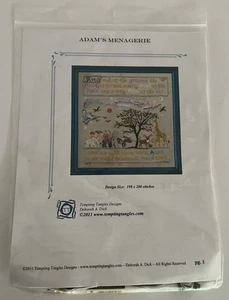 SPEDIZIONE GRATUITA! Grovigli allettanti "Adam's Menagerie" modello punto croce con filo - Foto 1 di 2