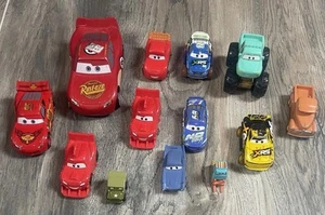 DISNEY PIXAR CARS MIXED SIZES & COLORS & DESIGNS QTY 12 - Picture 1 of 9