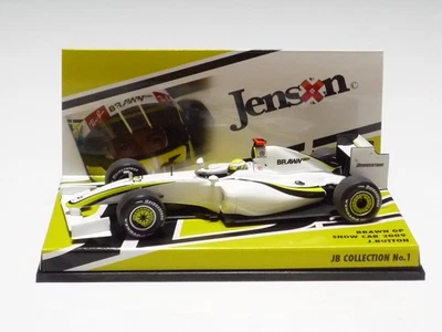 MINICHAMPS 1:43 BRAWN GP SHOW CAR 2009 J. BUTTON JB COLLEZIONE N.1 - Immagine 1 di 4