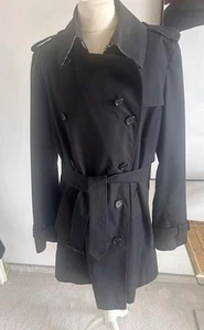 BURBERRY Damen Trenchcoat Gr. 38 – Schwarz – Kurze Form – Elegant - Bild 1 von 14