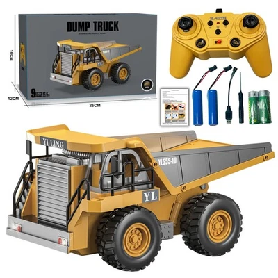 Camion Ribaltabile Telecomandato 9 Canale Scala 1:20 Quattro Ruote Con Luci e - Immagine 1 di 4