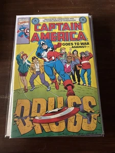 Captain America Goes to War Against Drugs #1 (Marvel Comics 1990) Sehr guter Zustand - Bild 1 von 5