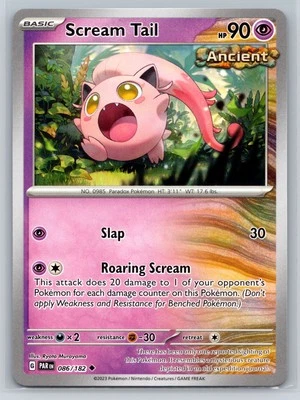 SV04: Paradox Rift #086/182 Scream Tail Uncommon - Image 1 of 2