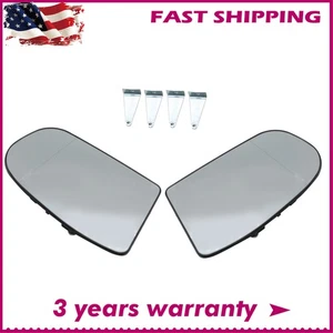 For 2001-2007 Mercedes C&E CLASS W211 W203 Mirror Glass Heated Left & Right Side - Picture 1 of 9