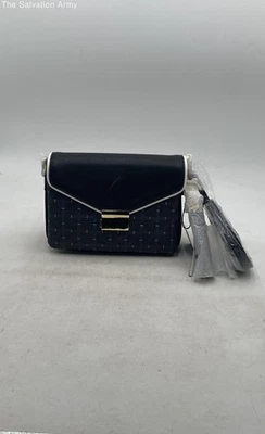 Женская сумочка через плечо Joseph Ribkoff черная с регулируемым ремешком и клапаном и нажимным замком - Изображение 1 из 4