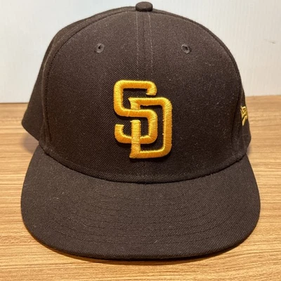 PADRES San Diego Baseball Official On Field New Era 59Fifty Fitted 7 3/4 Cap - Image 1 of 4