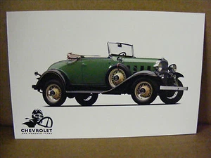 1932 CHEVROLET CONFEDERATE ROADSTER HERITAGE ONE HUNDRED YEARS POSTCARD NEW - Bild 1 von 2