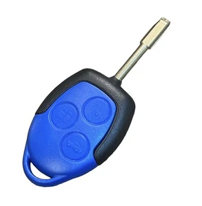 NEU 3 TASTEN BLAU FERNBEDIENUNG SCHLÜSSELANHÄNGER, PASST FORD TRANSIT MK7, 2006> 2014 - Bild 1 von 4