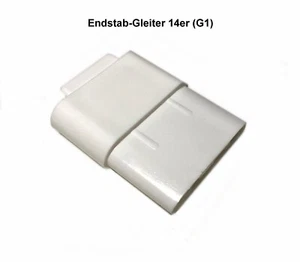 Endstabgleiter Endstück Rolladen Endstab Gleiter Führung 11 er oder 14 er Profil - Picture 1 of 3