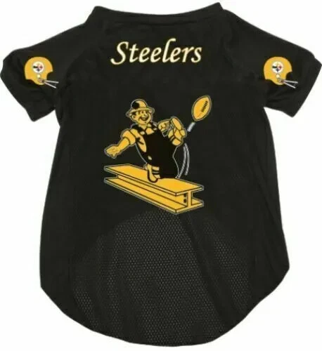 CAMISETA RETRO RETRO PITTSBURGH STEELERS PERRO GATO PEQUEÑO MEDIANO GRANDE Foto 1 de 1