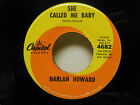 Harlan Howard: She Called Me Baby / Wishin' She Was Here, 45 Rpm. Vg (A)