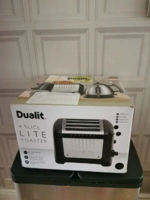 Dualit 46205 4 Slice Lite Toaster - Black - Image 1 of 4
