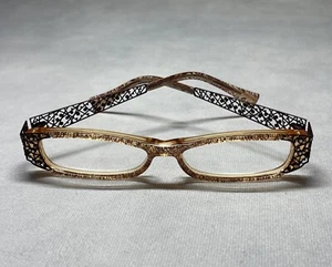 Jean Lafont Paris Lattice 50-14-133 Tresor 520 Gold Eyeglasses Discontinued - Picture 1 of 8