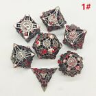 7pcs D&D Dungeons & Dragons Creative RPG Cthulhu Metal Dice DND 8 Sets Selected