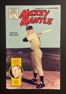 Комиксы Mickey Mantle Baseball's Greatest Heroes Magnum Comics No1 первый выпуск - Изображение 1 из 4