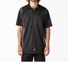 Dickies Two-Tone Short Sleeve Work Shirt Pocket Black/Charcoal Grey Sz 3XL