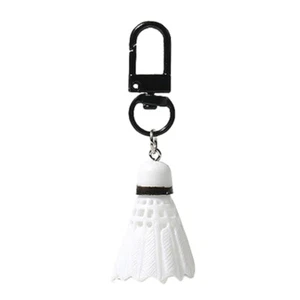 Sport Styles Simulated Badminton Keychain Pendant Backpack Hangings Ornament - Picture 1 of 8