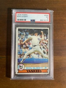 1979 Topps Ron Guidry PSA 5 New York Yankees - Picture 1 of 2