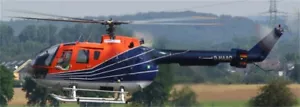 Roban 800size BO-105 ARF Naranja/Azul RC Helicóptero Escala Fuselaje RC Juguetes - Imagen 1 de 8
