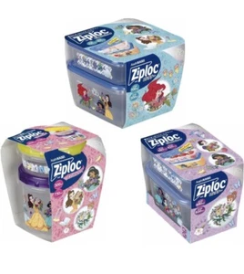 Disney Priecess Arielle x Ziploc Lebensmittelbehälter 6er Set - Bild 1 von 4