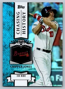 2013 Topps #CH-26 Chipper Jones Chasing History Silver Foil Near Mints - Picture 1 of 2