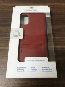 Estuche Cubierta Quikcell Samsung Galaxy A51G Rojo Soporte Totalmente Nuevo 4E - Imagen 1 de 3