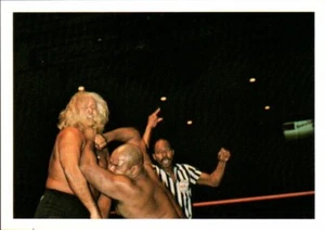 1988 Wonderama NWA tarjeta de lucha libre #79 Shaska Whatley vs. Jimmy Valiant - Imagen 1 de 2