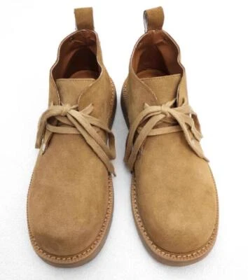 Informales Para hombres Británicos Puntera Redonda Con Cordones Botines Gamuza Invierno Retro Zapatos h45 Foto 1 de 4