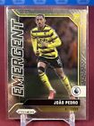 2021-22 Prizm Premier League EMERGENT Joao Pedro RC Rookie Card Watford. rookie card picture