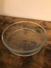 Pyrex Corning S clear glass Deep Flan Pie Quiche Tart dish 21cm used condition 