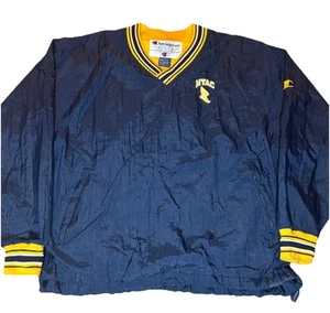 Vintage 90s Champion New York Athletic Club NYAC Pullover Windbreaker Jacket M - Picture 1 of 10