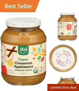Delicious Organic Cinnamon Applesauce, Unsweetened - 24 Ounces of Pure Bliss - Picture 1 of 8