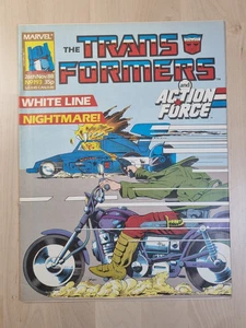 Transformers and Action Force Issue 193 UK November 1988 Marvel Comics Sleeved - Foto 1 di 8