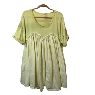 Mini Vestido Free People Catalina Rayo Verde Mujer Talla Grande Festival Foto 1 de 4