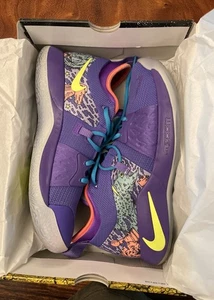 Nike Zoom PG 2 'Mamba Mentality' Cannon/Volt-Purple Venom AO2986-001 Size 10.5 - Picture 1 of 16
