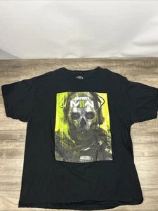 Vintage Y2K 2007 Call Of Duty 4 Modern Warfare Promo T-Shirt M Video Game Skull - Picture 1 of 6