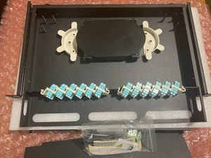 Fiber Optic Patch Panel,24 Port Loaded with 24 LC Duplex - 62617 - Photo 1/6